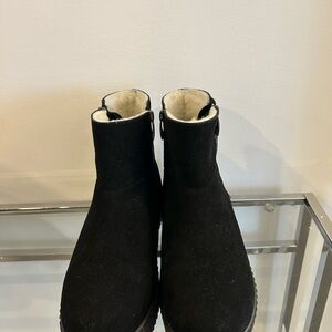 Black Suede Ankle Boots